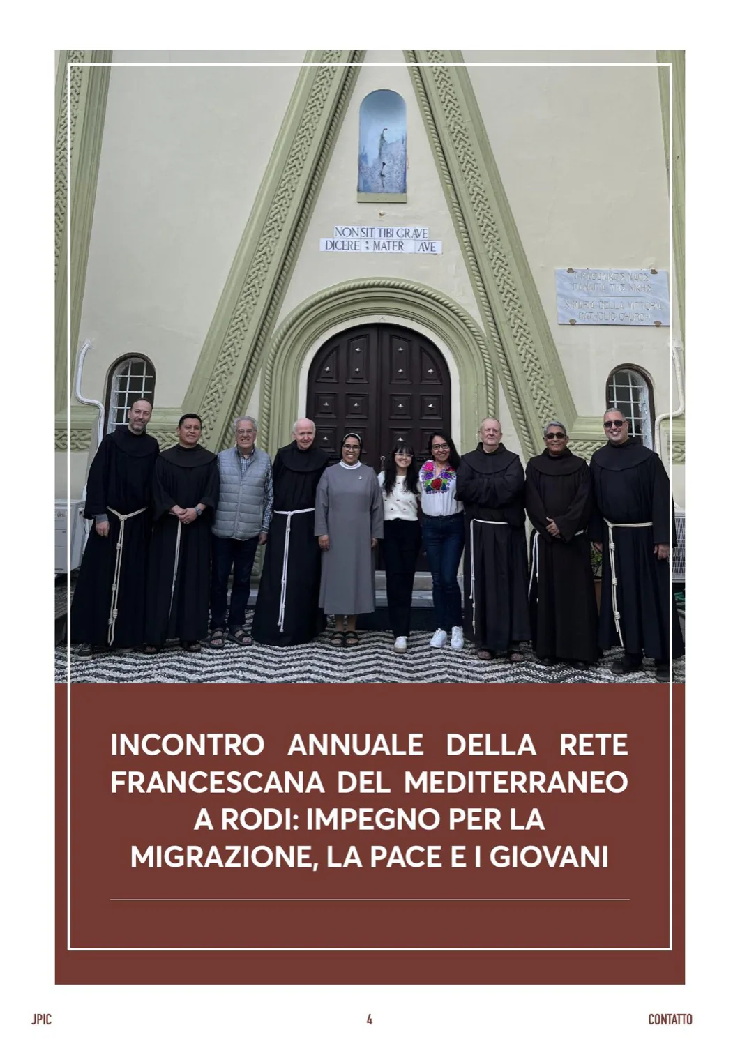 Encuentro anual de la Red Franciscana del Mediterráneo en Rodas