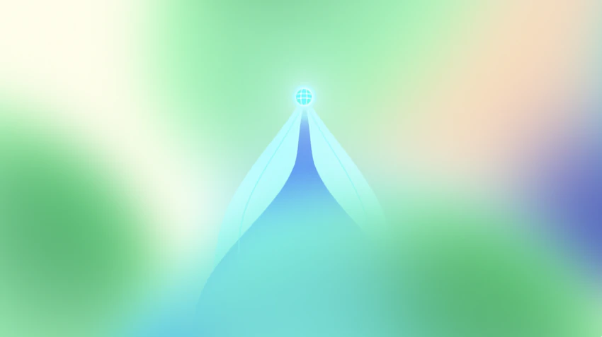 Line icon of a mountain-like flame shape