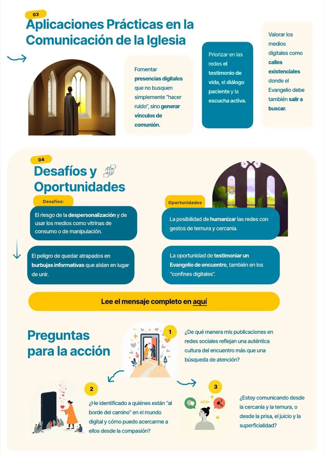Aplicaciones prácticas — desafíos, oportunidades y preguntas para la acción