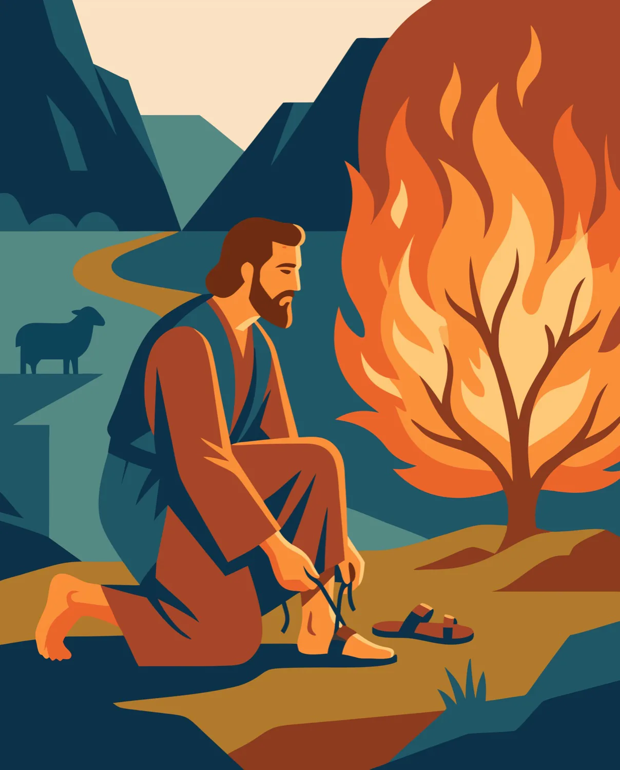 La zarza ardiente
