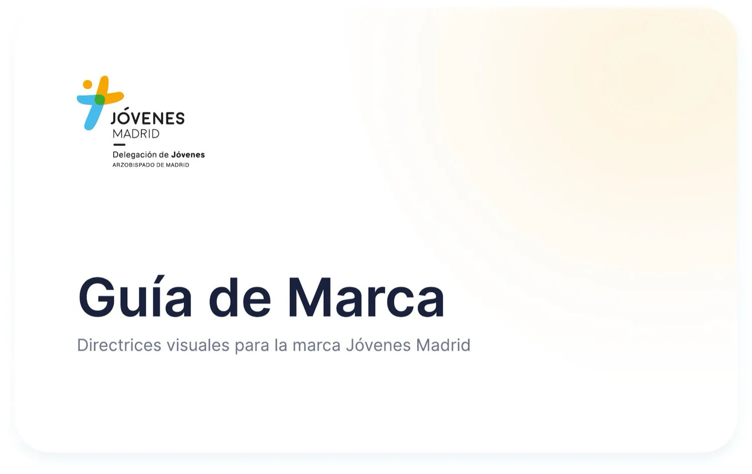 Portada de la guía de marca