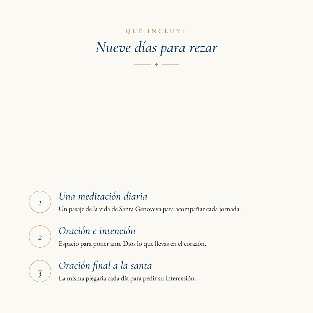 Pieza de carrusel — uno de los nueve días de oración