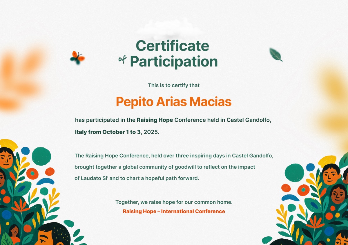 Certificado de participación