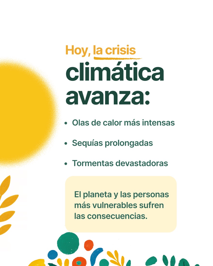 Carrusel de campaña — jerarquía tipográfica sobre fondo ilustrado