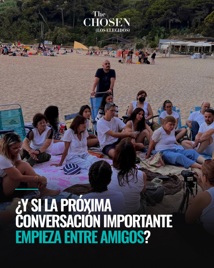 02 · La pregunta — Y si la prxima conversacin importante empieza entre amigos?, sobre un encuentro real en la playa