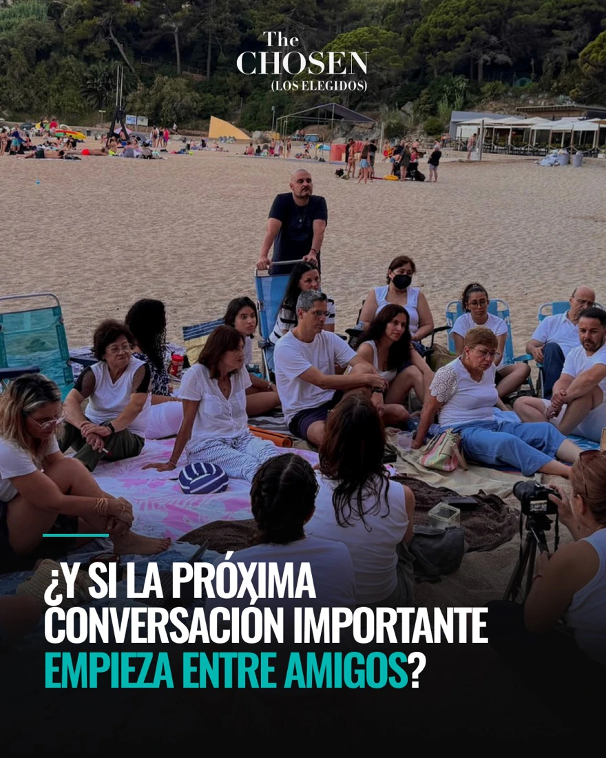 02 · La pregunta — Y si la prxima conversacin importante empieza entre amigos?, sobre un encuentro real en la playa